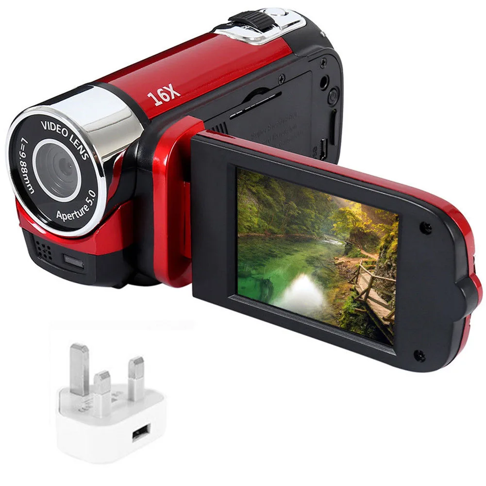 

Digital Camera 1080P Video Record Clear Night Vision Anti-shake LED Light Timed Selfie Professional Camcorder High Definition
