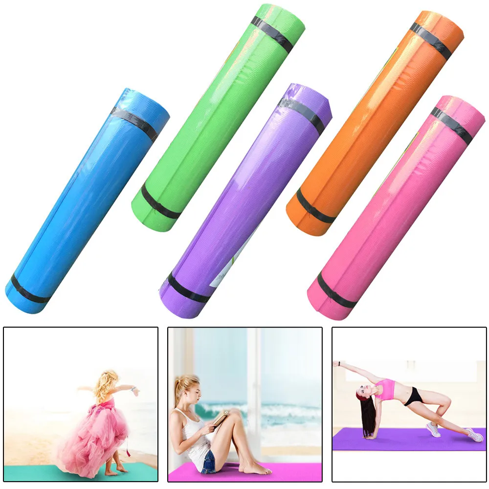 

Sports Accessories Durable 4mm Thickness Yoga Mat Non-slip Exercise Pad Health Lose Weight Fitness #YL1