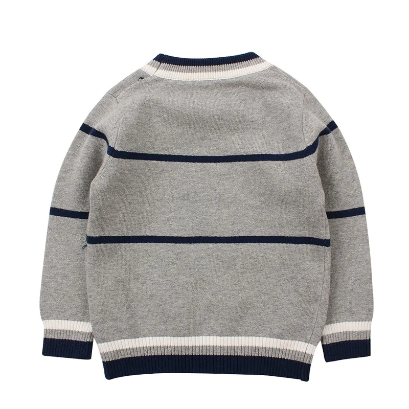 Casual Striped Baby Sweater For Boys Warm Knitted Baby Boys Sweater Long Sleeve O-Neck Kids Clothes Spring Autumn Boys Clothing (28)