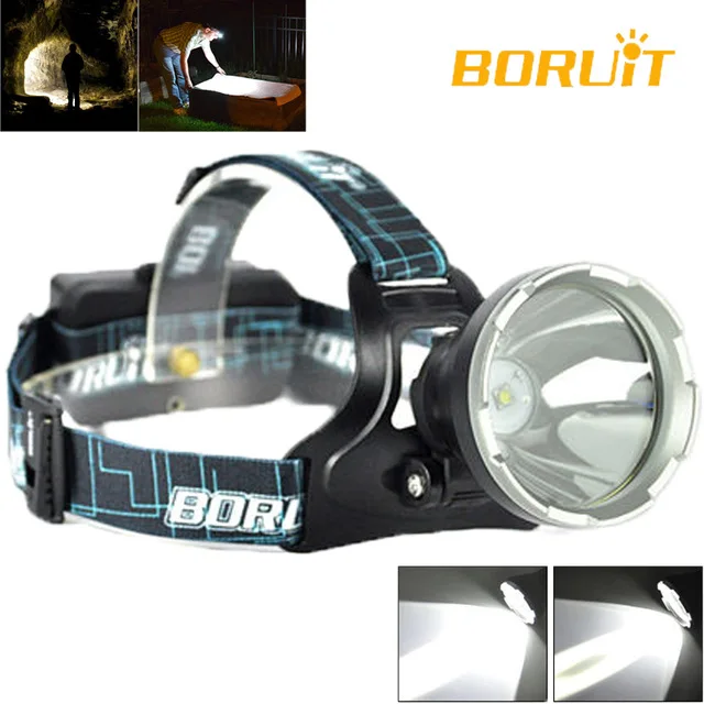 Skup Nowy BORUiT Smart B10 oryginalny Cree XM L2 polowanie Camping wędkowanie latarka czołowa lampa czołowa led