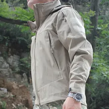 Мужская зимняя куртка для походов, альпинизма, мягкая оболочка, флисовая водонепроницаемая ветрозащитная куртка, Мужская Военная Тактическая ветровка с капюшоном