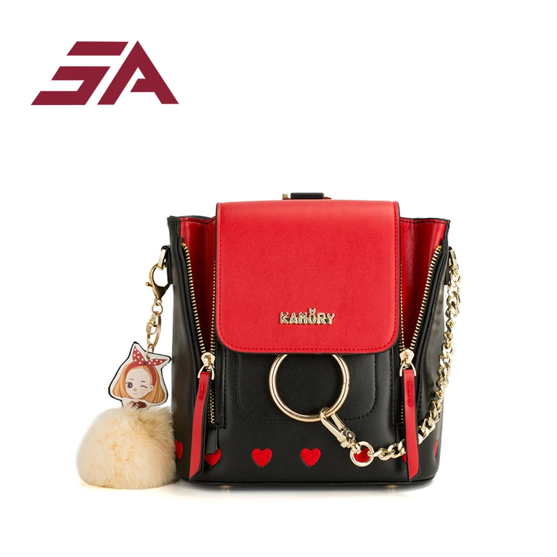

SA NEW Fashion Woman Mini Embroidery Bucket Designer backpack Women pretty Bag Ladies Small Flap patchwork Lovely Pendant