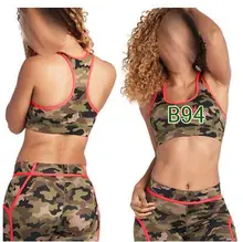 woman dance tops font b fitness b font sports bra racerback vest tank top Z Army