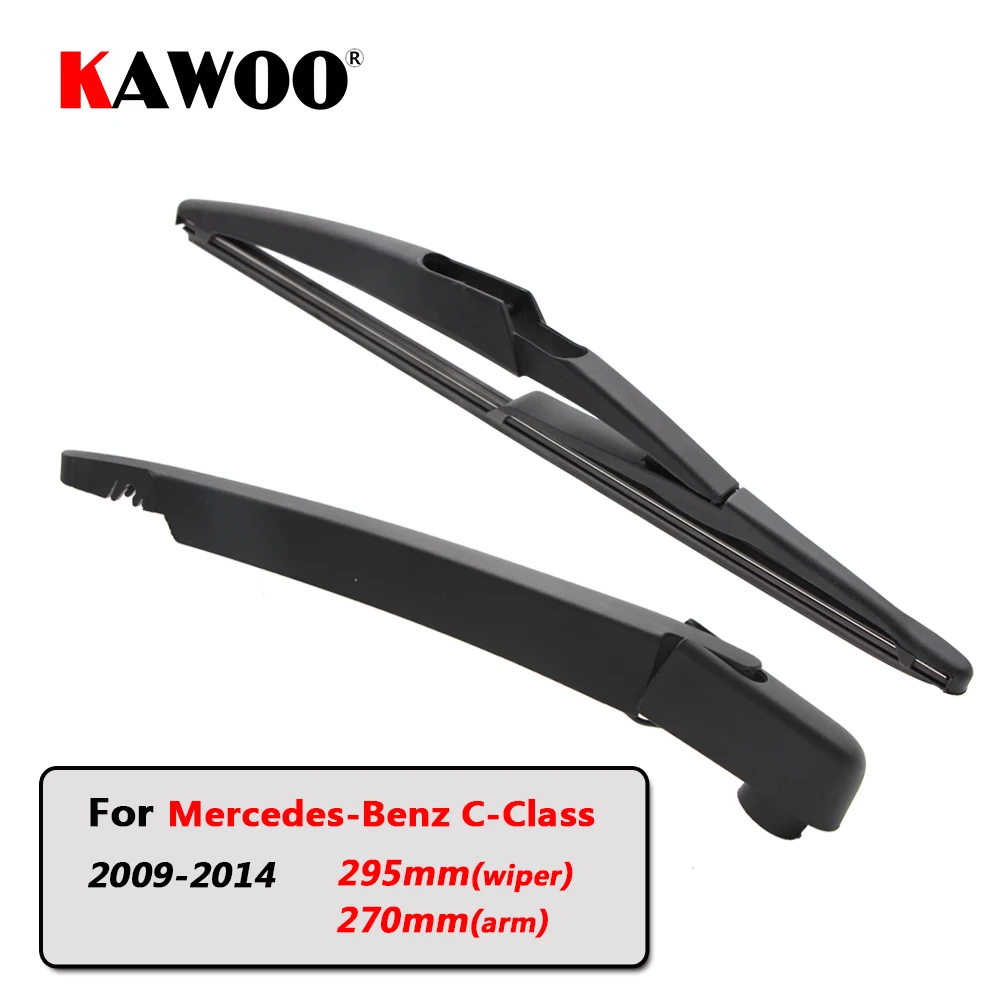KAWOO Car Rear Wiper Blades Back Window Wipers Arm For Mercedes Benz C Class Hatchback (2009