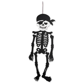 

m Skull Halloween Hanging Ghost Haunted House Hanging Grim Reaper Horror Props Home Door Bar Club Halloween Decorations