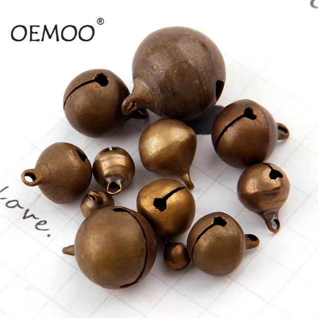 10Pcs Copper Bell Metal Loose Beads Small Jingle Bells for Crafts DIY  Earrings Bracelet Pendants Christmas Tree Party Decoration - AliExpress