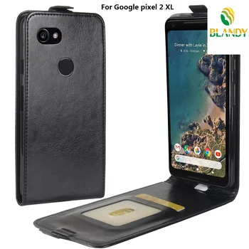 

10pcs/lot For Google pixel 3 XL lite flip 64 grain Leather TPU cover case For Google pixel 2 XL lite