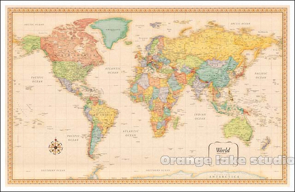 hd world map