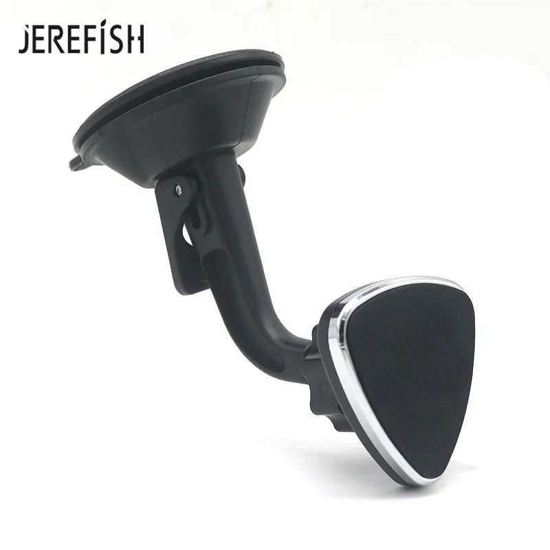 

JEREFISH Universal Effective Magnetic Car Phone Holder Magnet Windshield Car Holder One-hand Stand Mount Support 360 Rotatable
