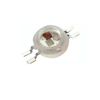 

20X High power 4 pin RGB LED chip 3W/9W hight quality 3W RGB led diode for RGB LED lighting free shipping