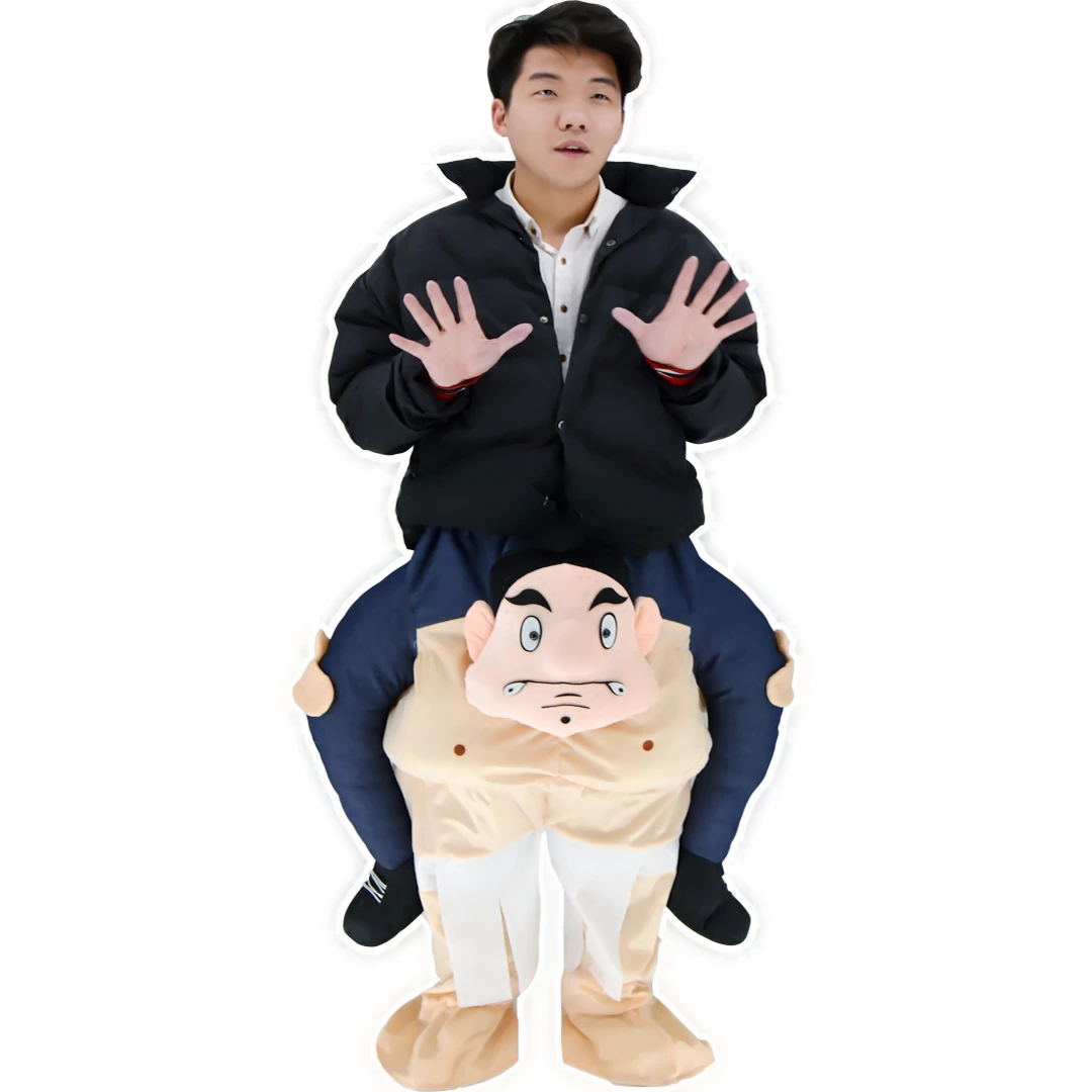 

Ride On Sumo Carry People Dress Used For Party Walking Mascot Cartoon Dress Used For Halloween Day