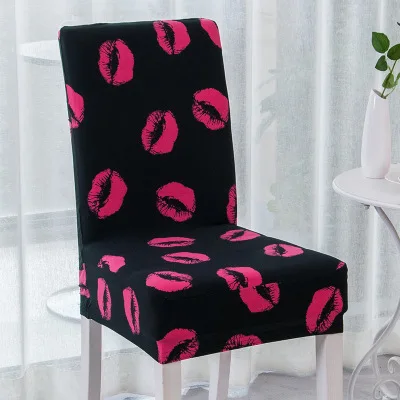 Цветочный принт съемный чехол на стул большой эластичный чехол современный чехол для сидений на кухне чехлы на кресла стрейч для банкета - Цвет: as picture