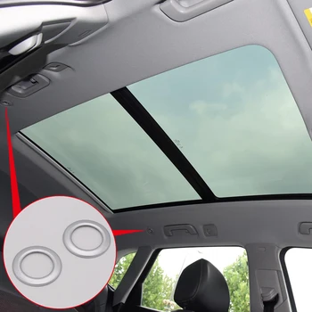 

For Audi Q5 2018 ABS Matte Interior Roof Dome Rear Reading Light Lamp Cover Trim 2pcs Car Styling