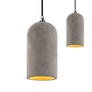 

Mooielight Loft Cement Pendant Lights Modern Industrial Concrete Pendant Lamp Creative Art Hanging Lamps for Cafe Restaurant