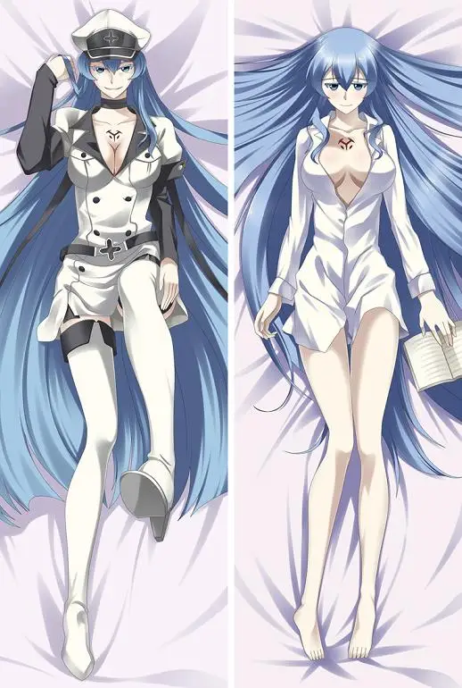 Akame ga Kill Esdeath Anime Hugging Body Pillow Case Cover