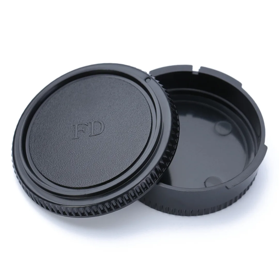 Mayitr New Camera Lens Cap Plastic Front & Rear Lens Caps Cover Fit For