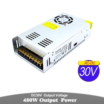 

Single Output Switching power supply DC 30V 16A 480W Driver Transformers AC110V 220V TO DC30V SMPS for Light CCTV 3D Printer