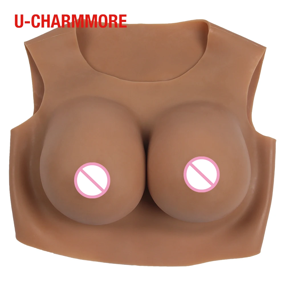 

U-CHARMMORE Realistic Silicone Breast Forms Fake Boobs For Crossdresser Drag Queen Transgender Male to Female Shemale Cosplay