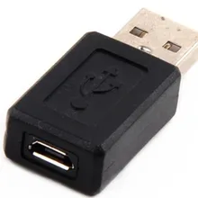200 шт./лот штыревое соединение USB A-разъем Micro USB B для передачи данных переходник, конвертер