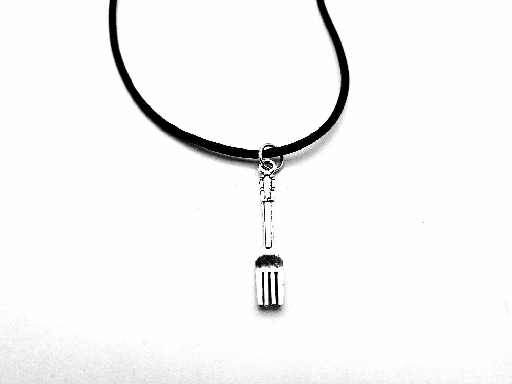 30PCS Vintage Spoon Fork Necklace Simple Kitchen Tool Instrument Charm