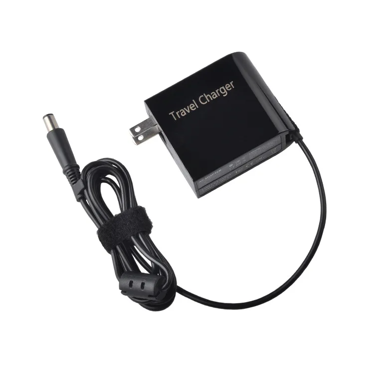 

19.5V 3.33A 65W Travel Power Adapter Charger for HP Elitebook 2570 Laptop with Circular Needles Factory Direct Light Version