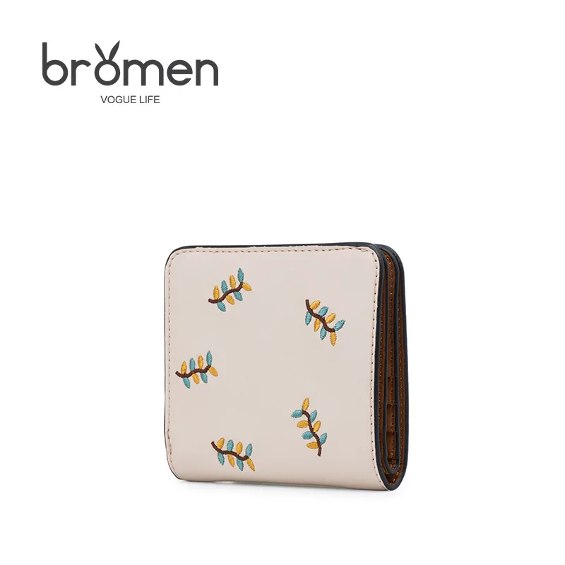Bromen сумки/Новое поступление 2019 года короткие бумажник для девочек студентка корейской версии портмоне милый стиль