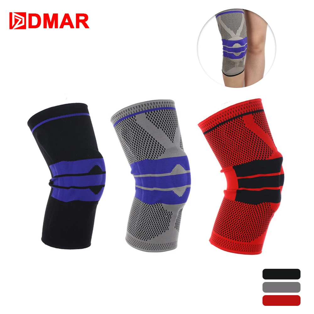 

DMAR 1 Pair Sports Fitness Knee Support Protectors Running Fitness Outdoor Knee Pad Knee Protectors Brace Gym Home