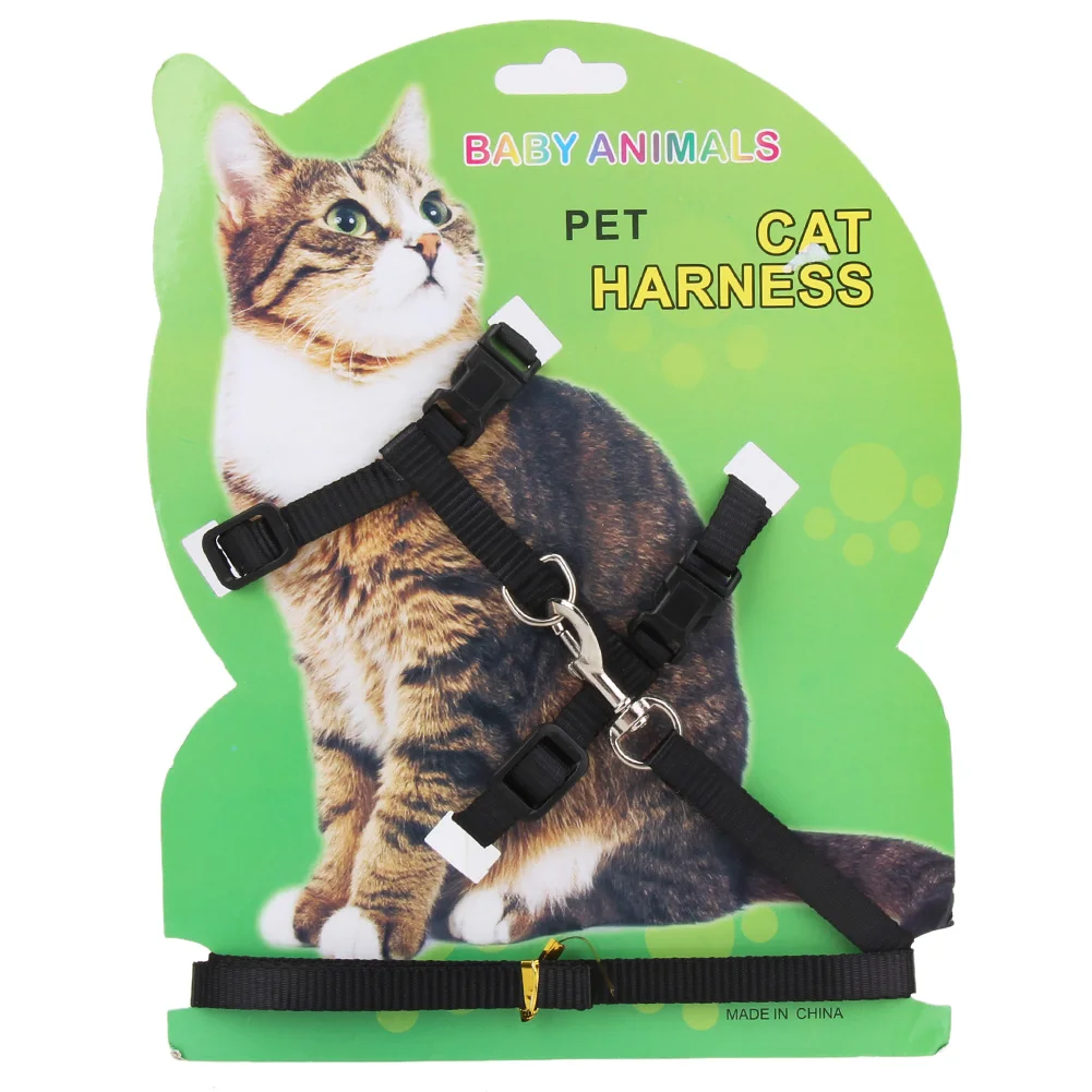 Pet Cat Rabbit Harness Nylon Outdoor Collar Chest Strap Traction Harness For Cat Pet Supplies