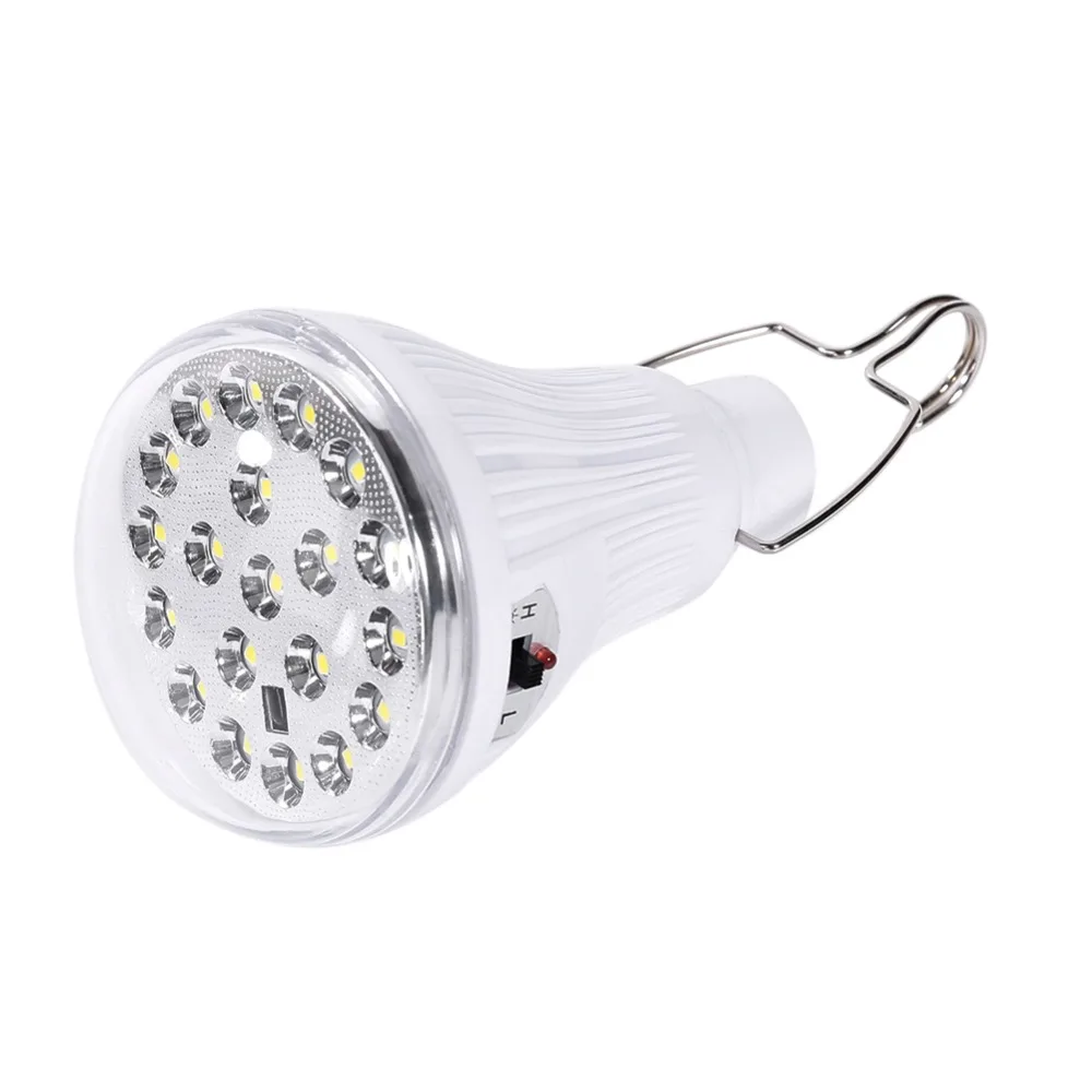 

Outdoor Indoor Dimmable 20LED Solar Light Lamp H Rechargeable Hooking Camp Garden Travel Camping Lighting with Remote Control