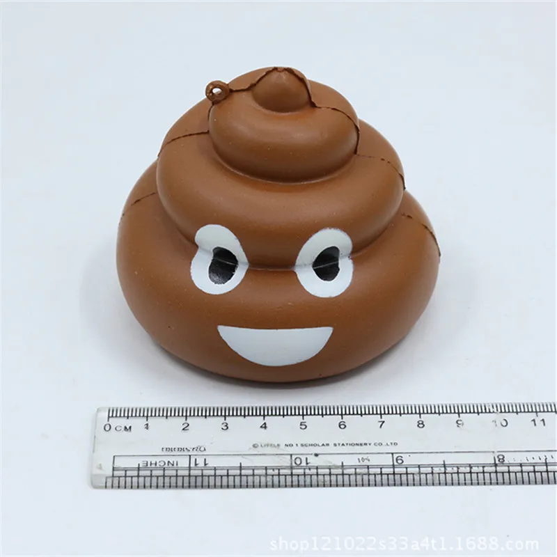 Pudcoco Новая мягкая сумасшедшая какашка Squeeze Poo медленно поднимающаяся забавная медленно поднимающаяся игрушка снимает стресс лечение декор 1 шт. Горячая Мода