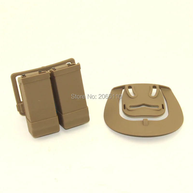 

Tactical Hunting Magazine Pouch CQC style Quick Double Dual Magazine Mag Pouch with Belt Loop
