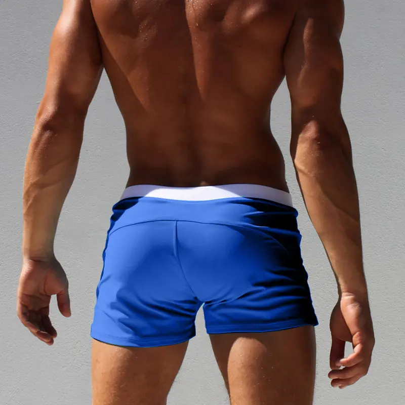 AUSTINBEM плавки сексуальные пестрые мужские плавки на молнии купальник с карманом пляжная одежда трусы боксеры плавающие шорты доска cuecas
