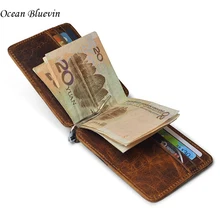 Quality Thin Vintage Men s font b Money b font font b Clips b font Wallet