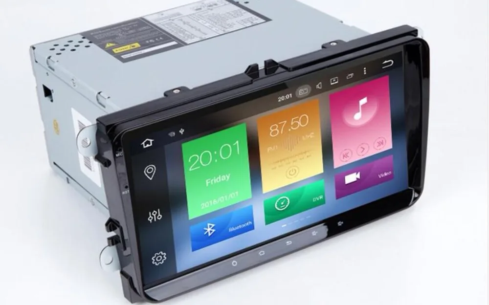 Discount Android 8.1 9 Inch Car DVD Player GPS NAVIGATION HeadUnit DAB For VW/Golf/Tiguan/Skoda/Seat/Altea/Skoda Wifi Bluetooth Map OBD 5
