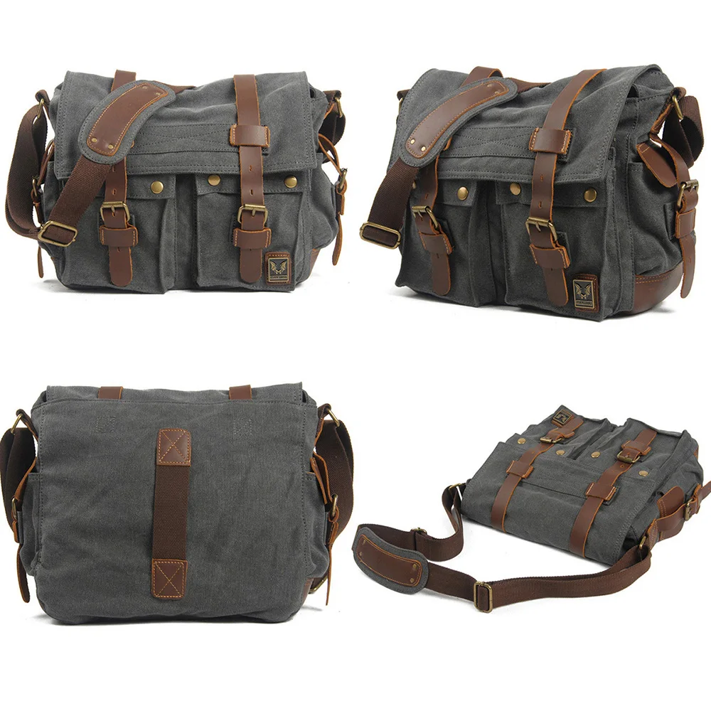oilskin messenger bag