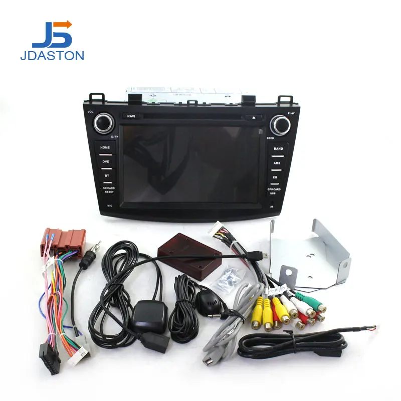 Perfect JDASTON Android 9.1 Car DVD Player For Mazda 3 Axela 2010 2011 Multimedia GPS Navigation 2 Din Car Radio Stereo Autoaudio IPS 3