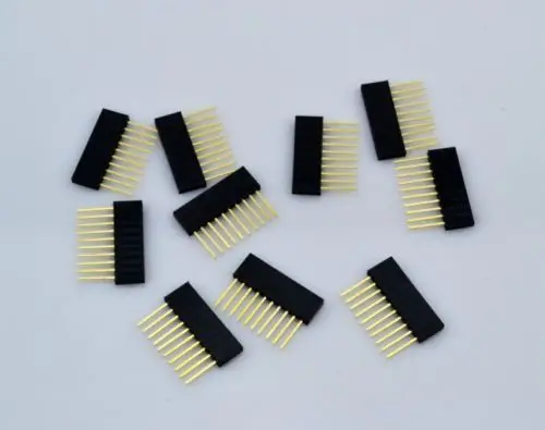 

100pcs 10Pin 2.54 Female Stackable Tall Pin Header Connector Socket for Arduino