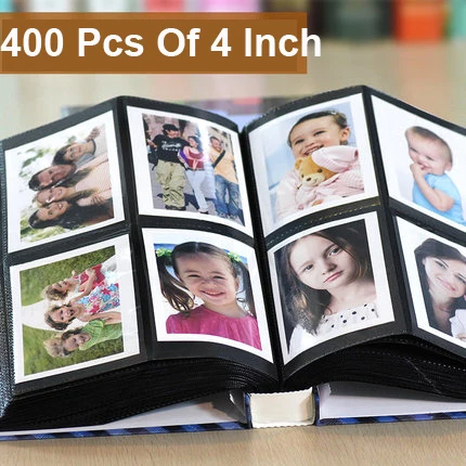 

4-inch photo album WeChat Print Photos Large-capacity album Insert 4-inch 400 small fresh ticket collection 6