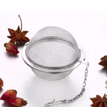 Заварка чая из нержавеющей стали сетчатые чайные шарики с щеткой-прочные и устойчивые к ржавчине