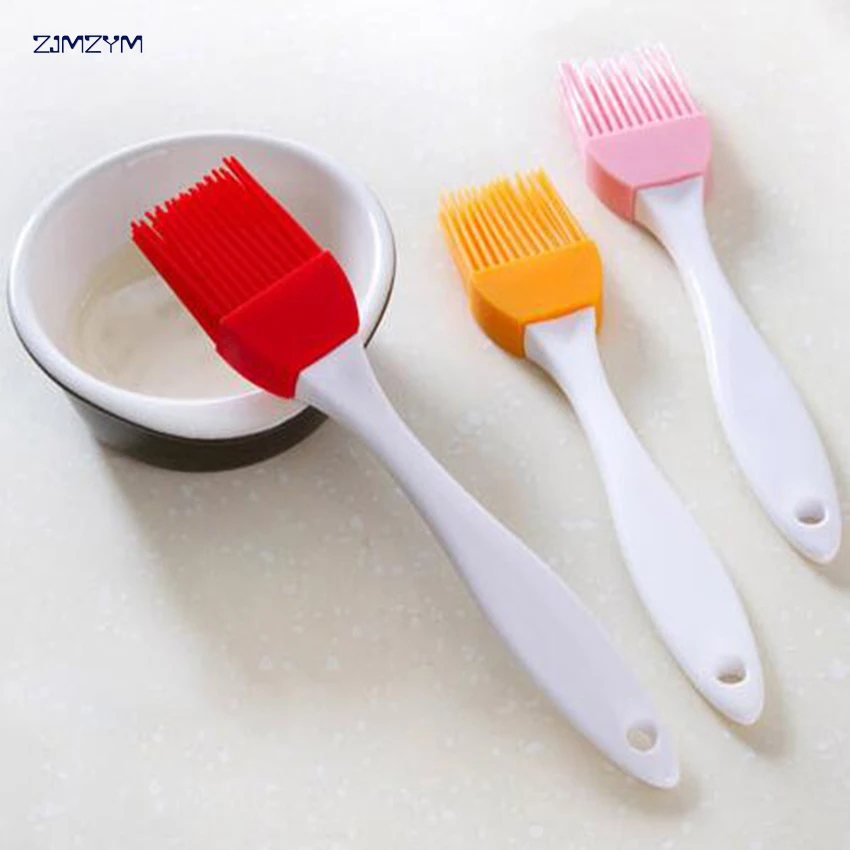 1pc Good Multi Color Silicone Basting Pastry Brush Oil Brushes For Cake