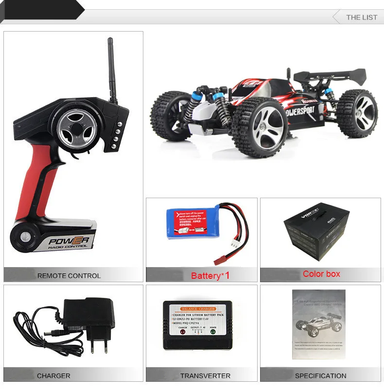 Wltoys A959 2,4G Радиоуправляемый автомобиль багги высокоскоростной внедорожный VS A979/L959/L202/K929/K959 GPTOYS S800 9115 RC игрушки - Цвет: R 1b original