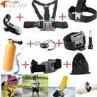 Cheap Tekcam For SJCAM Accessories Set For Sj5000 sj4000 Gopro Hero 5 4 3 Sony AS200v SJ6 Xiaoi Yi 2 4K Eken H9/H9R H8 Action Camera