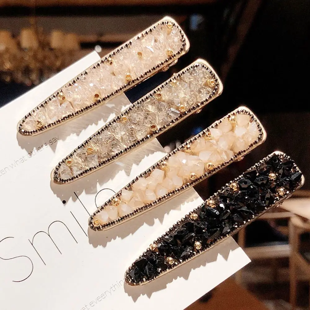 

1 Pcs Women Pearl Shining Hair Clip Gold Hairpin Headwear for Women Slide Grips Barrette Hair Pin Hair Accessories for Girls