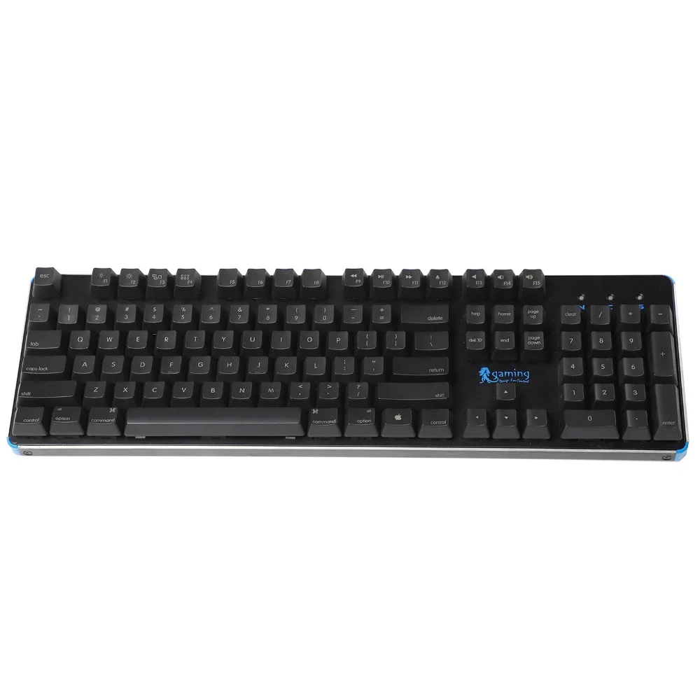 YMDK Mac макет OEM профиль 104 ANSI лазерная гравировка клавиатуры толстые клавиши PBT