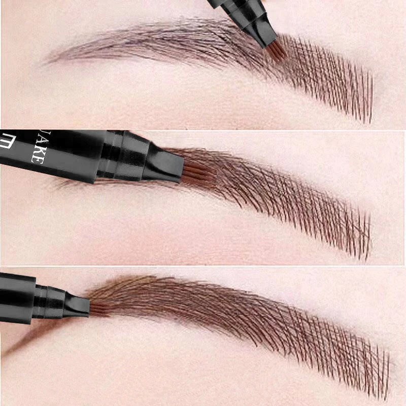 4 tenedor punta cabeza Microblading líquido para cejas lápiz impermeable  cejas tatuaje pluma profesional de larga duración fino boceto de  cejas|Potenciadores de cejas| - AliExpress