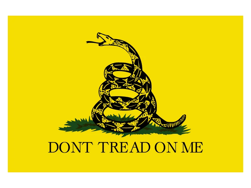 

Free shipping 90*150cm 60*90cm 40*60cm 15*21cm Don't Tread on Me Banner 3*5 Feet Gadsden Flag Banner Home Decoration