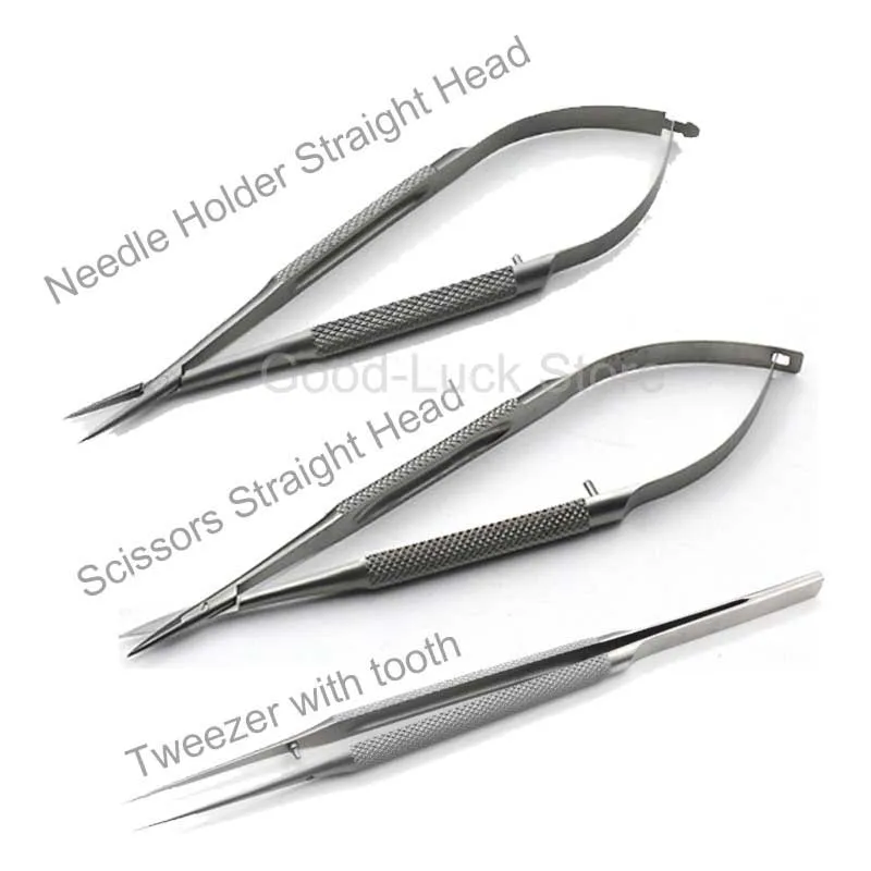 3pcs-set-Equipment-12cm-Instruments-Needle-Holder-Micro-scissors-Tweezers-Hand-Ophthalmic-Surgery-Tools (3)