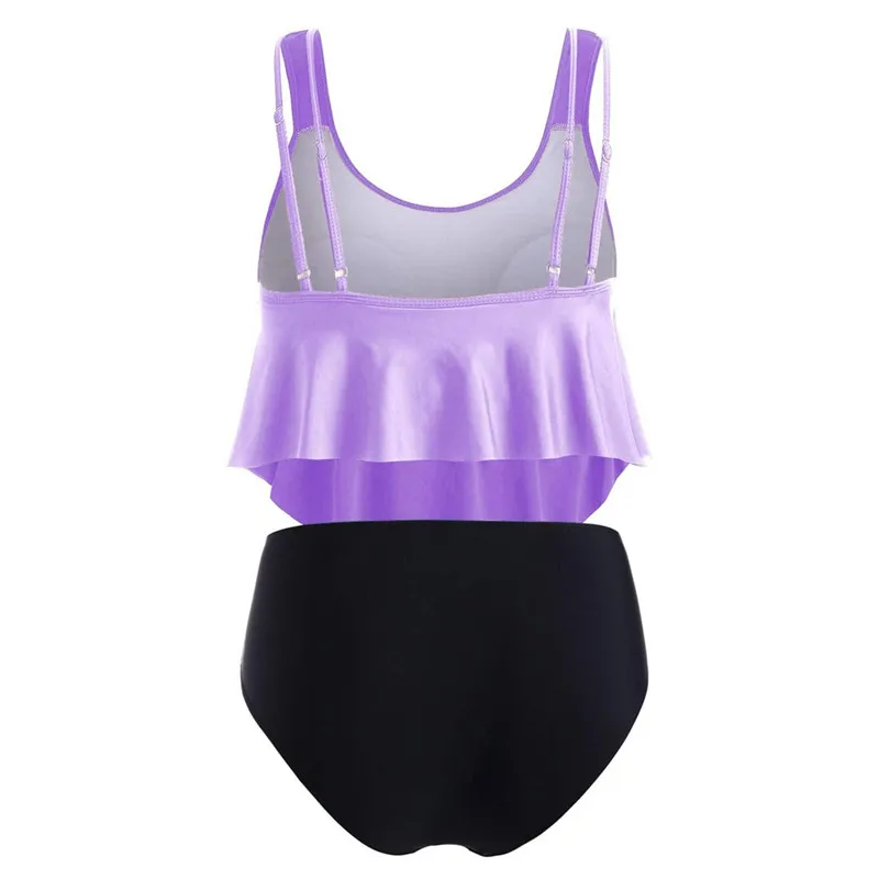 New 2019 Summer Women  Plus Size Bikini Set Casual Push-Up Padded Overlay Embroidery Swimsuit Wholesale Dropshipping #E09 (21)