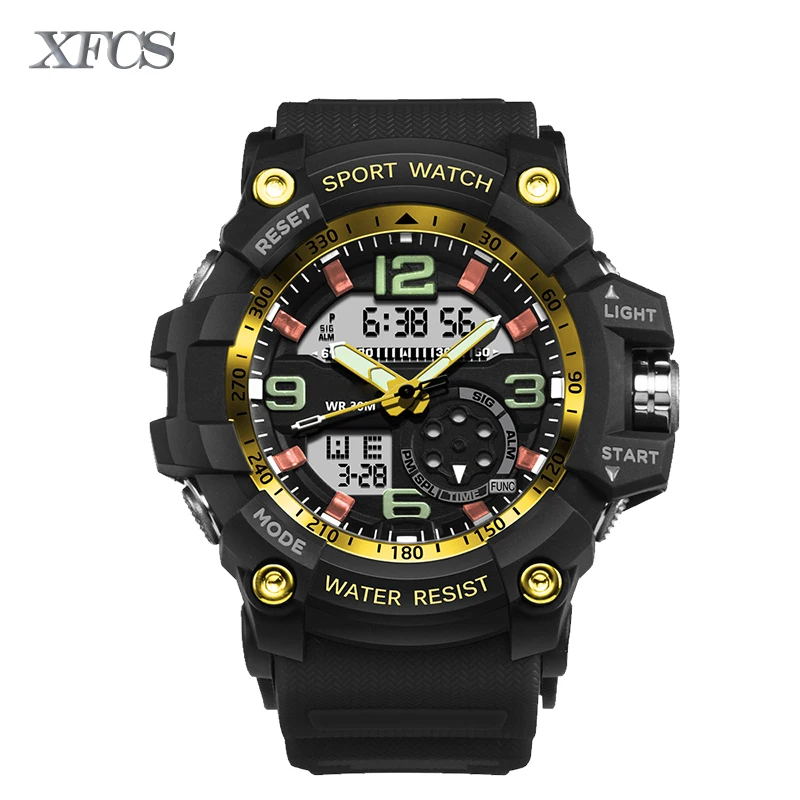 XFCS 2017 waterproof watches for men original man watchs shockesportivo