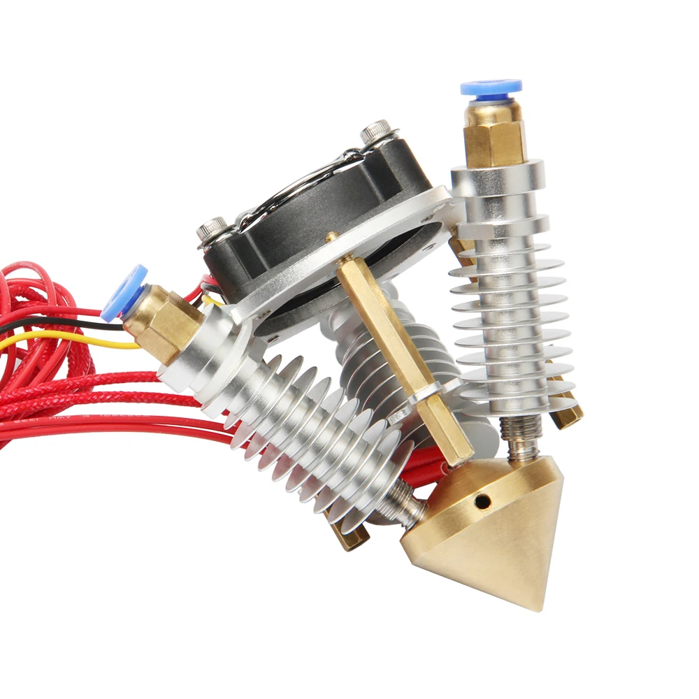  Reprap 3D Printer Diamond Hotend Multi Color Hot End 3 IN 1 OUT Extruder, Prusa Rostock Extruder kit, 0.4mm/ 1.75mm 